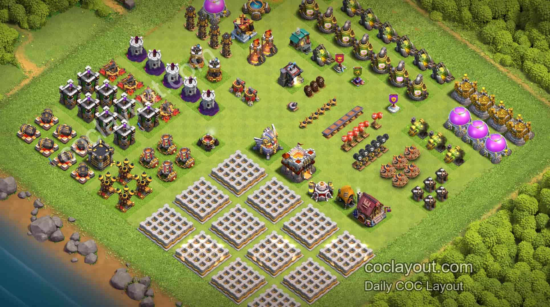 TH11 Home Village Upgrade Base Showcase | Practical Advanced Layouts and Popular COC Base Recommendations - Home Village TH11 Base Image