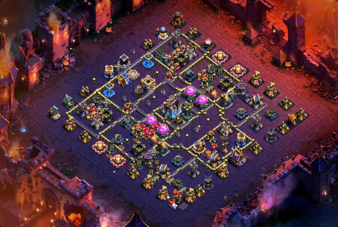 Home Village TH18 Legend War Base, Symmetrical Base Screenshot Home Village TH18 Legend War Base, Symmetrical Base Screenshot