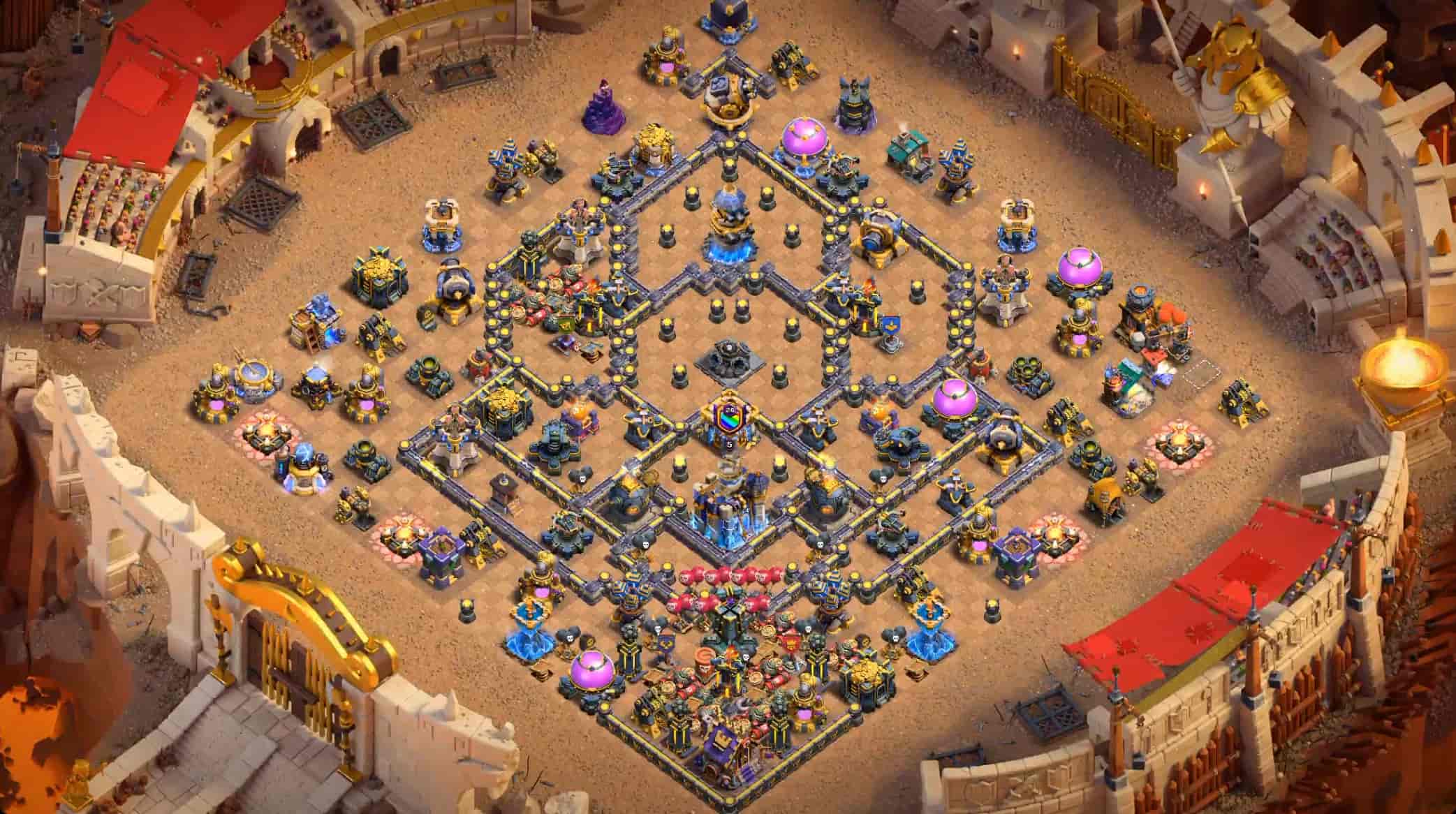 Home Village TH18 Legend War Base Base Screenshot Home Village TH18 Legend War Base Base Screenshot