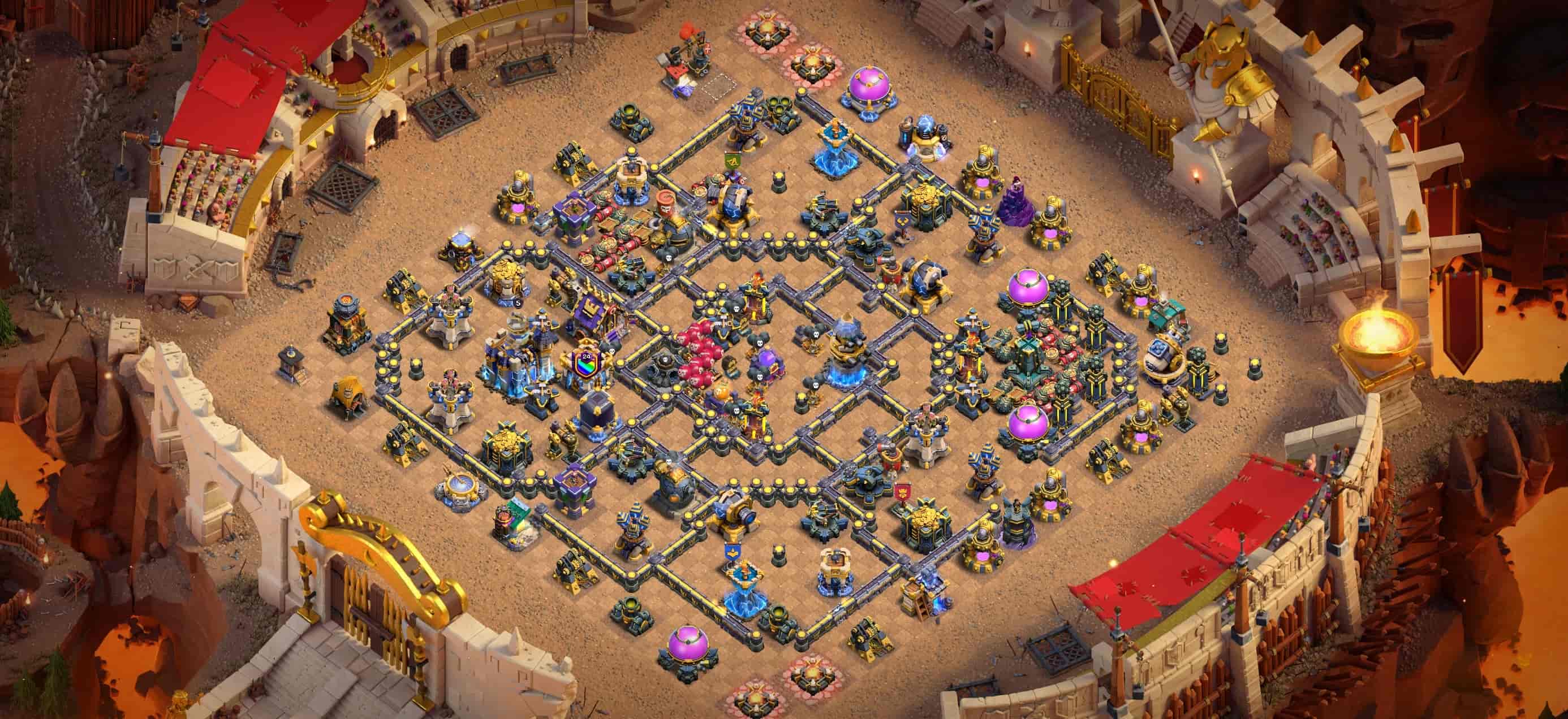 Home Village TH18 Legend War Base Base Screenshot Home Village TH18 Legend War Base Base Screenshot
