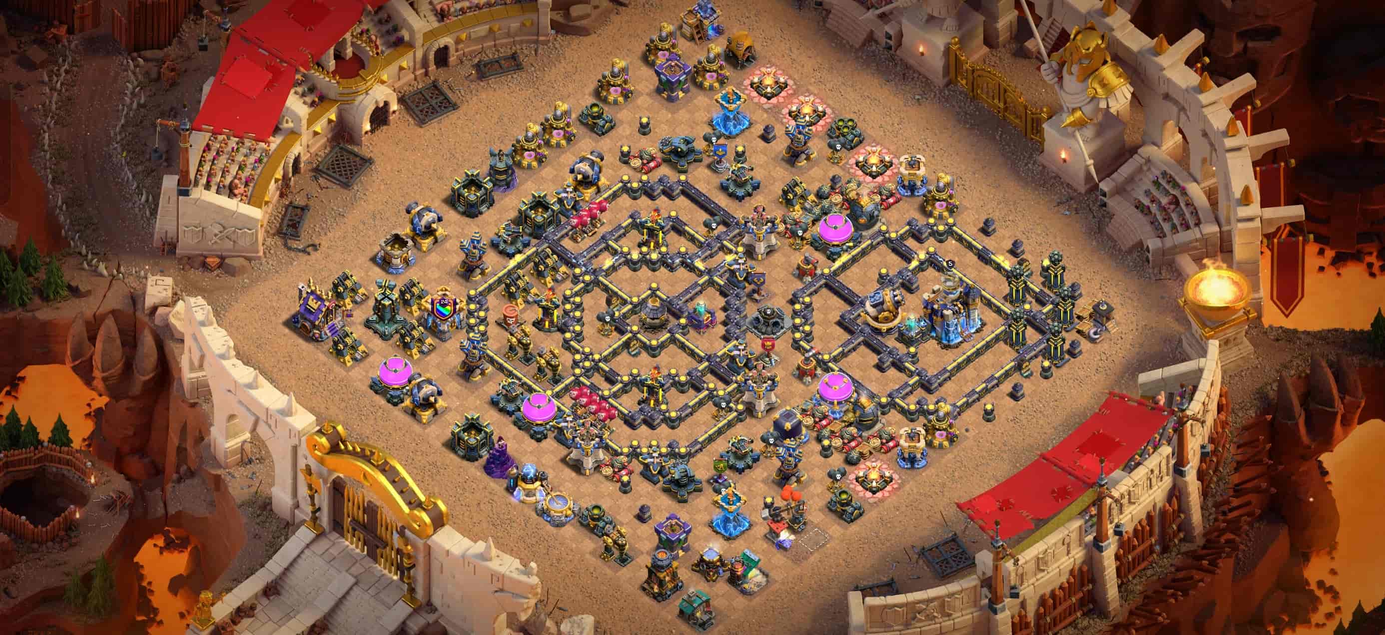 Home Village TH18 Legend War Base Base Screenshot Home Village TH18 Legend War Base Base Screenshot