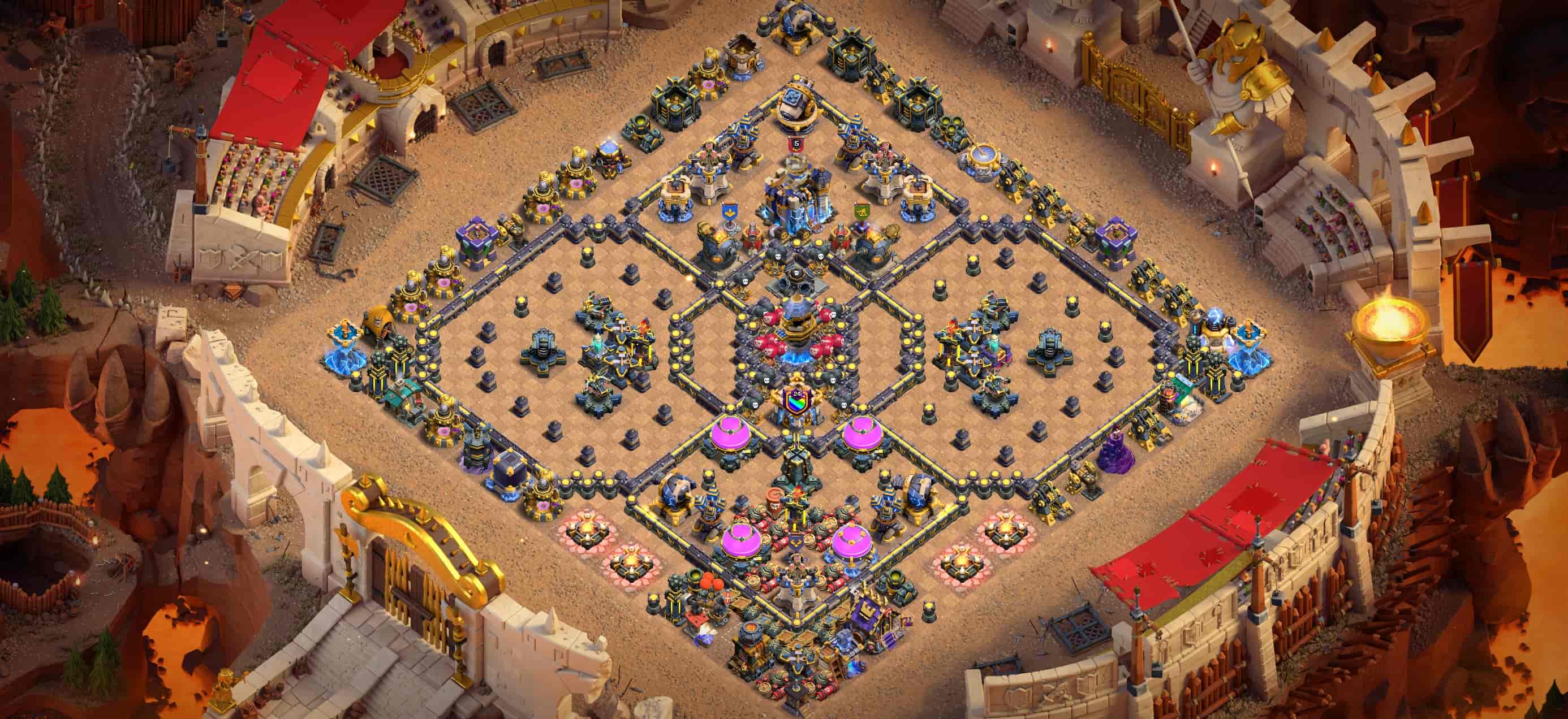 Home Village TH18 Legend War Base Base Screenshot Home Village TH18 Legend War Base Base Screenshot