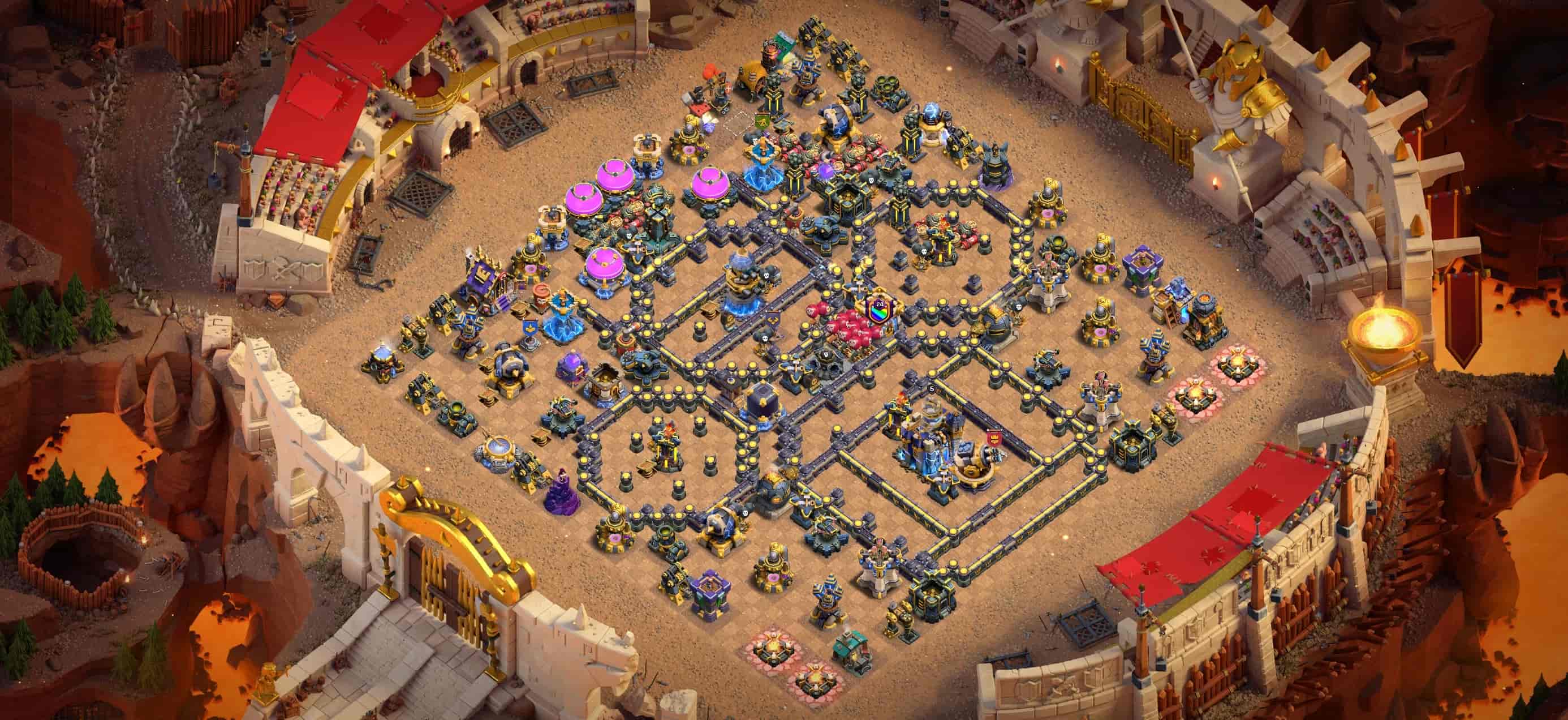 Home Village TH18 Legend War Base Base Screenshot Home Village TH18 Legend War Base Base Screenshot