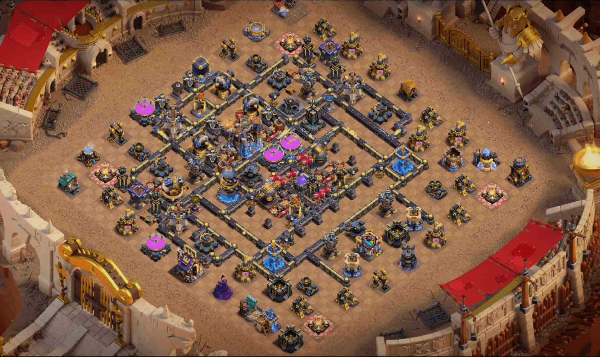Home Village TH18 War Base, Ring Base Base Screenshot Home Village TH18 War Base, Ring Base Base Screenshot
