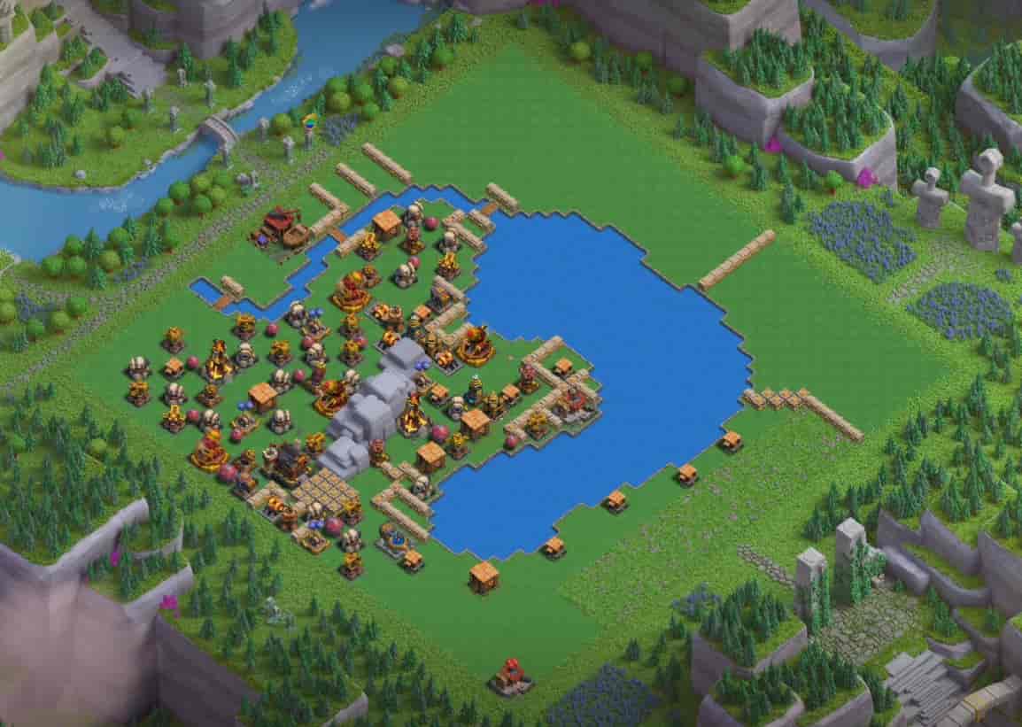 部落都城-氣球環礁 最佳防守陣型 - 部落都城 氣球環礁 陣型圖 部落都城-氣球環礁 最佳防守陣型 - 部落都城 氣球環礁 陣型圖