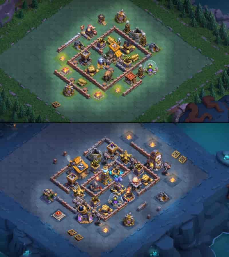 Recommended COC Builder Base Defense Layouts: Latest BH10 Trophy Pushing Bases + Base Links - Builder Base BH10 Base Image Recommended COC Builder Base Defense Layouts: Latest BH10 Trophy Pushing Bases + Base Links - Builder Base BH10 Base Image