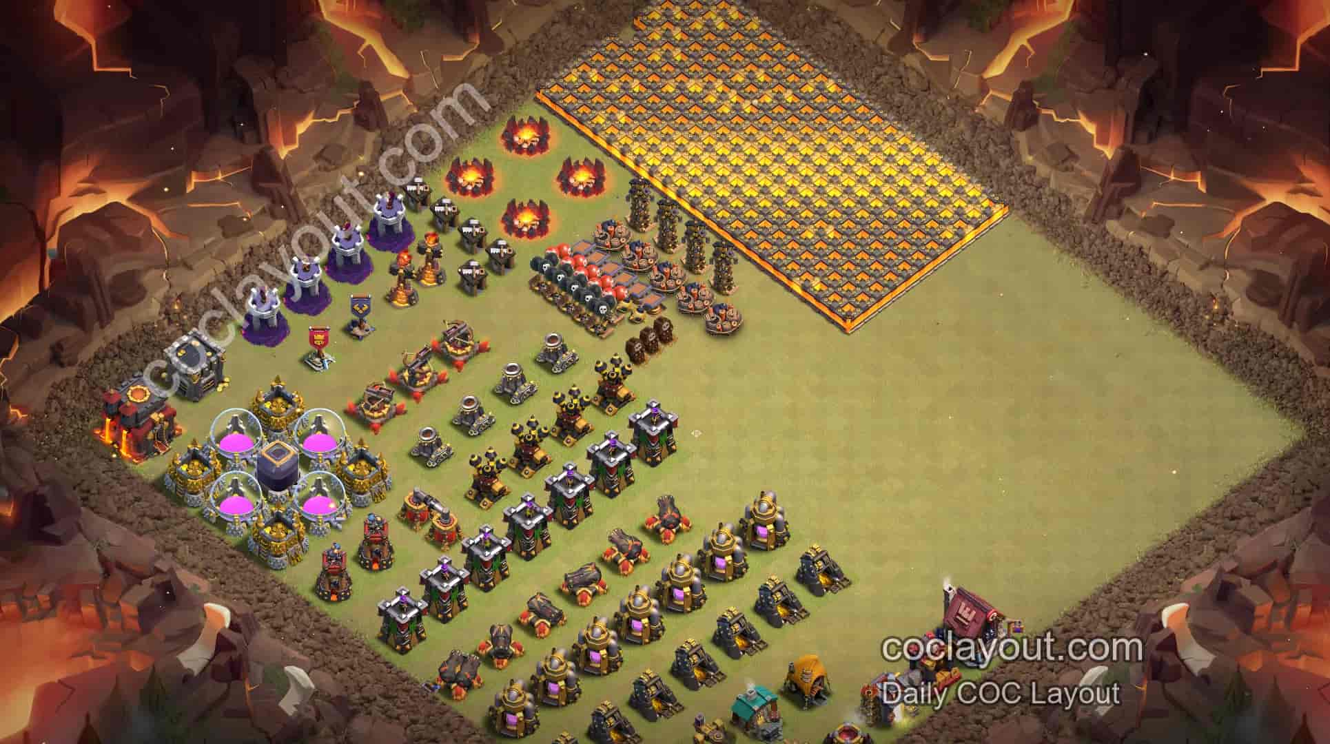 TH10 Home Village Upgrade Base Layout Showcase | Practical COC Base Links - Home Village TH10 Base Image TH10 Home Village Upgrade Base Layout Showcase | Practical COC Base Links - Home Village TH10 Base Image