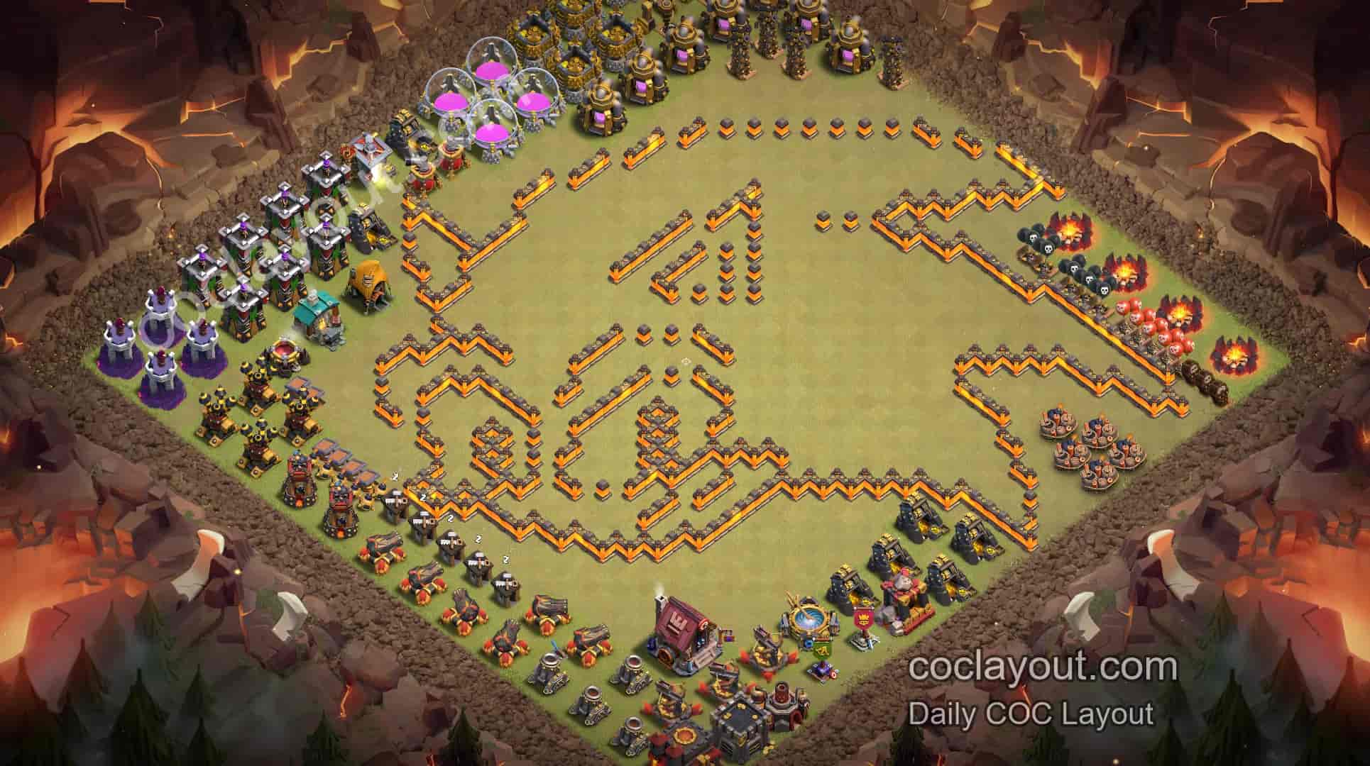 Best TH10 Home Village Art Base Layouts Showcase | COC Creative Layout Inspiration - Home Village TH10 Base Image Best TH10 Home Village Art Base Layouts Showcase | COC Creative Layout Inspiration - Home Village TH10 Base Image