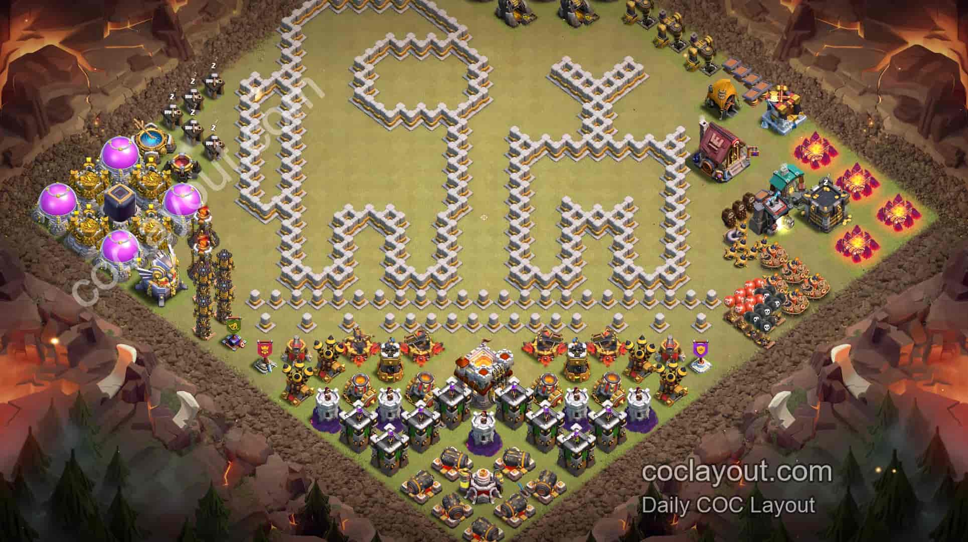 Best TH11 Home Village Art Base | COC Creative Layout Showcase - Home Village TH11 Base Image Best TH11 Home Village Art Base | COC Creative Layout Showcase - Home Village TH11 Base Image