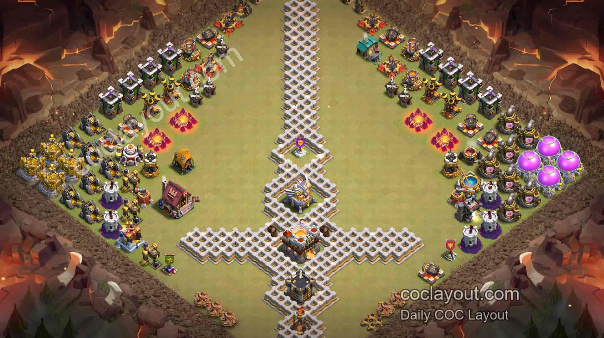 TH11 Home Village Art Base Layout Showcase | Eye-Catching COC Layouts - Home Village TH11 Base Image TH11 Home Village Art Base Layout Showcase | Eye-Catching COC Layouts - Home Village TH11 Base Image
