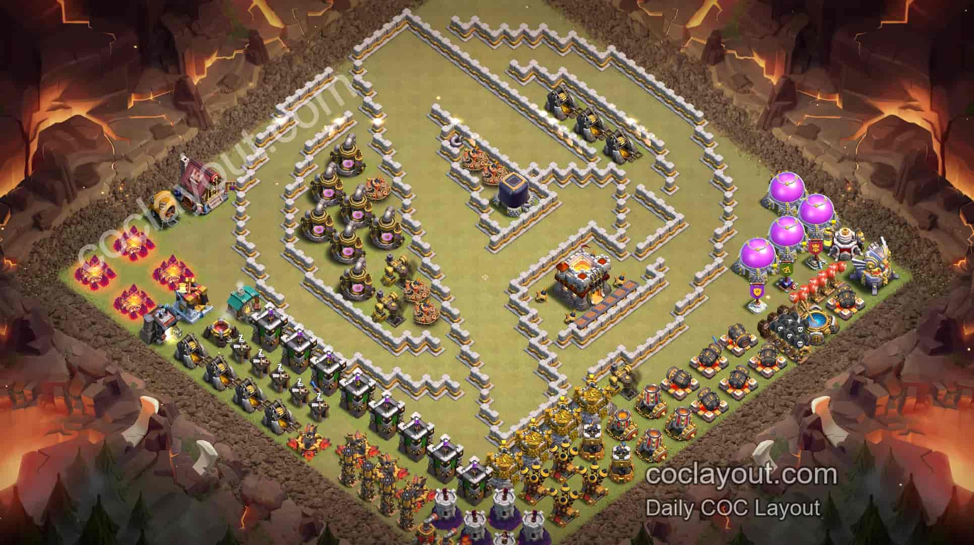 TH11 Home Village Art Base Showcase | High-Quality Clash of Clans Base Layouts - Home Village TH11 Base Image TH11 Home Village Art Base Showcase | High-Quality Clash of Clans Base Layouts - Home Village TH11 Base Image